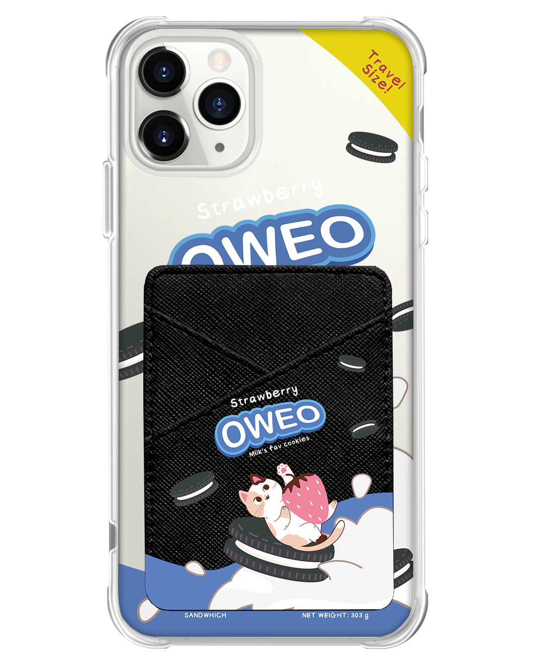 iPhone Phone Wallet Case - Oweo Cat