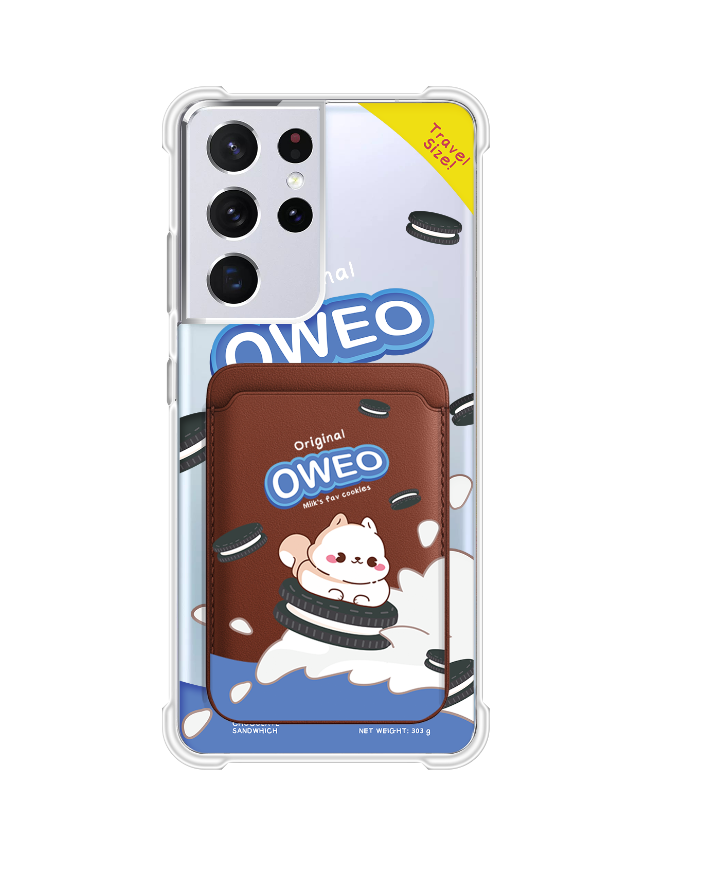 Android Magnetic Wallet Case - Oweo Dog