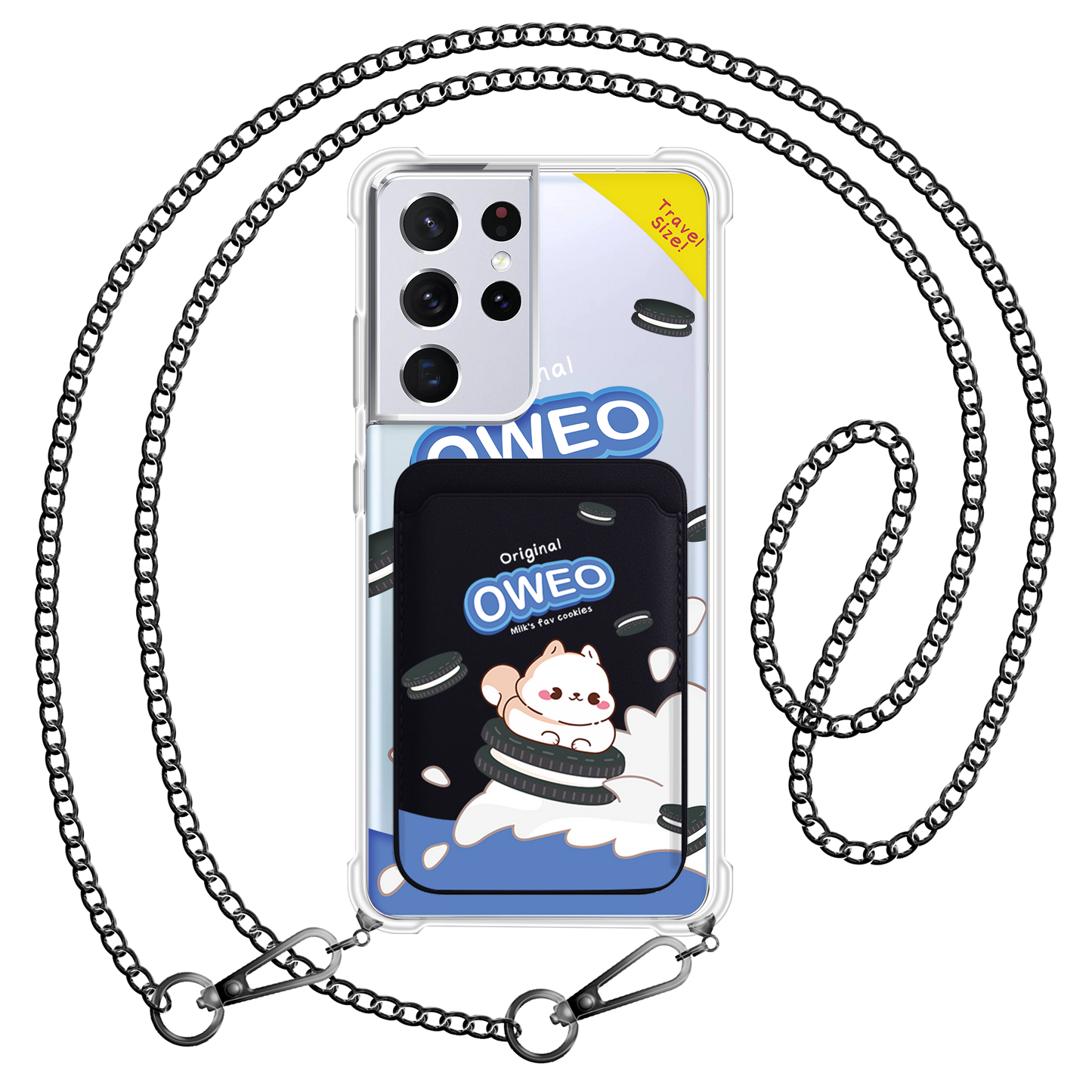 Android Magnetic Wallet Case - Oweo Dog