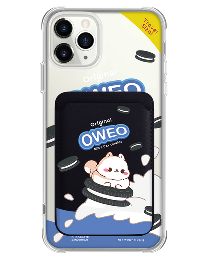 iPhone Magnetic Wallet Case - Oweo Dog