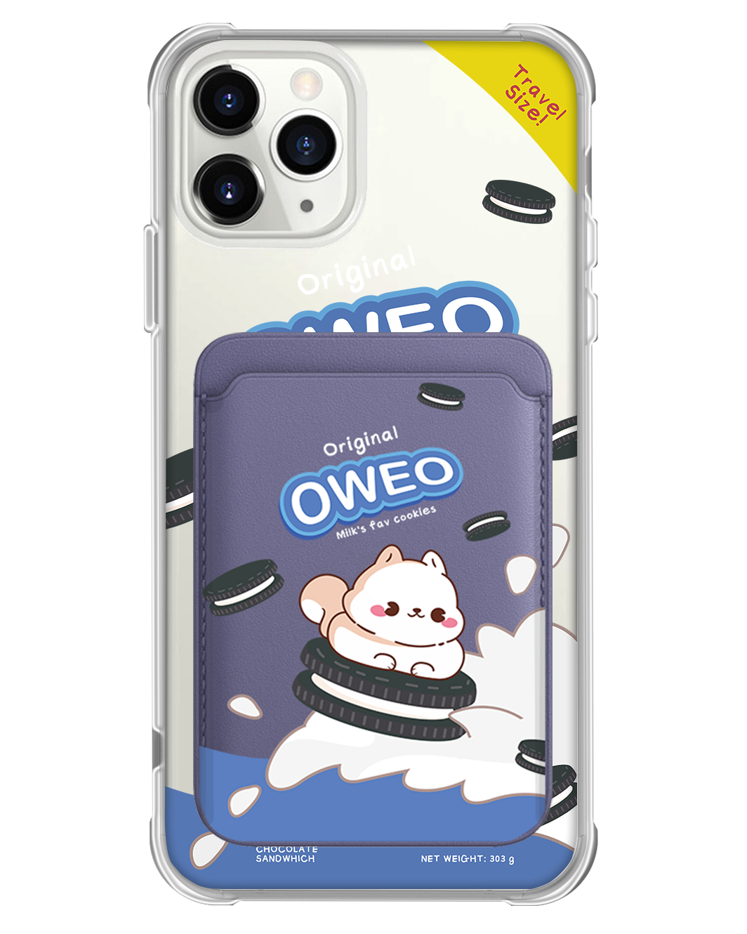 iPhone Magnetic Wallet Case - Oweo Dog