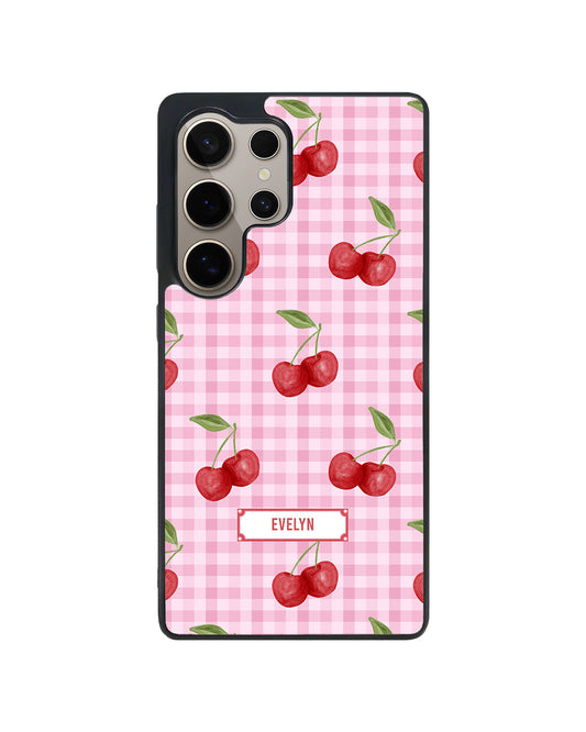 Android Avant-Gloss Grip Case - Cherry Tartan