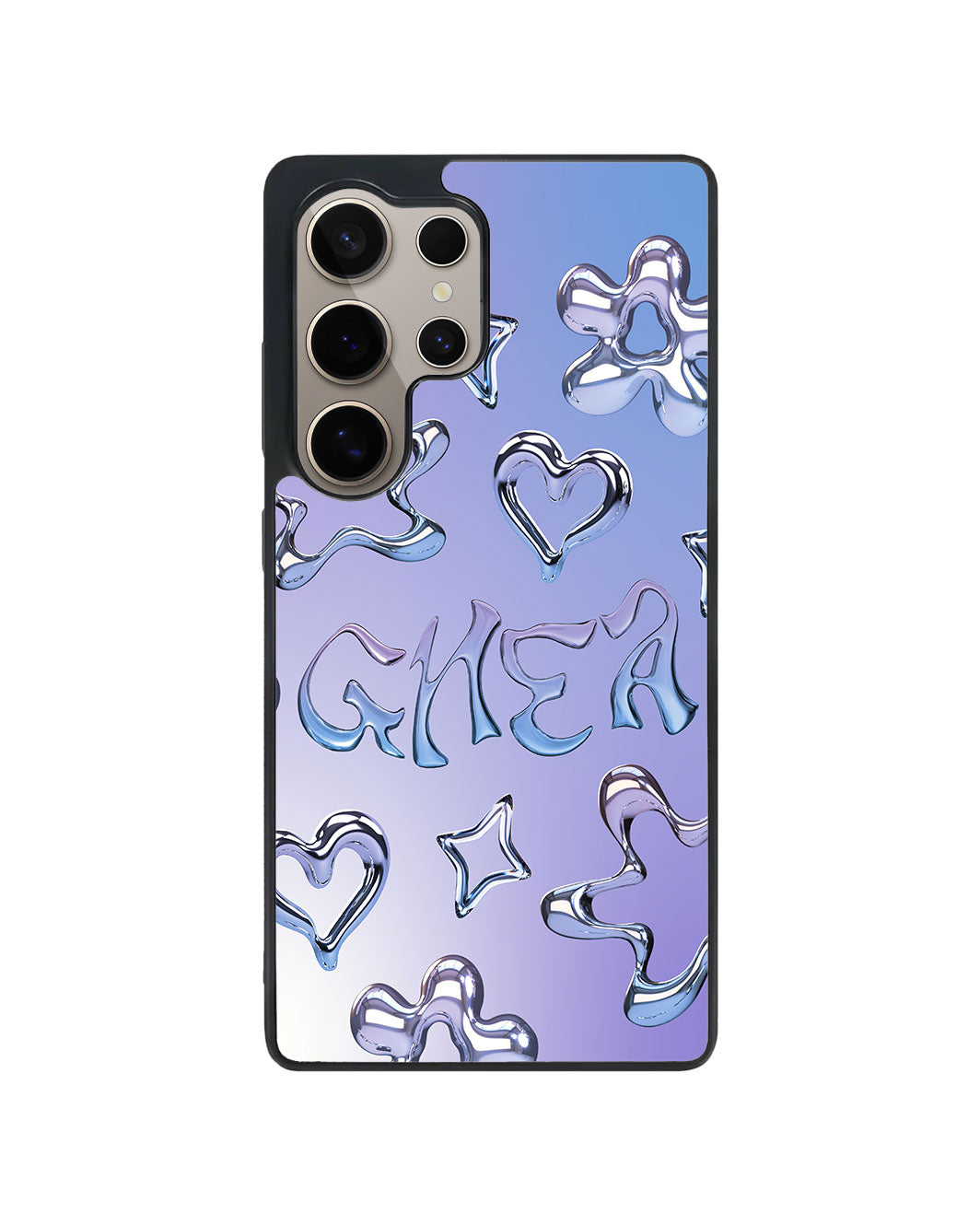 Android Avant-Gloss Grip Case - Chrome Monogram 1.0