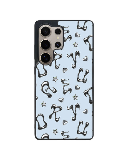 Android Avant-Gloss Grip Case - Chrome Monogram 2.0