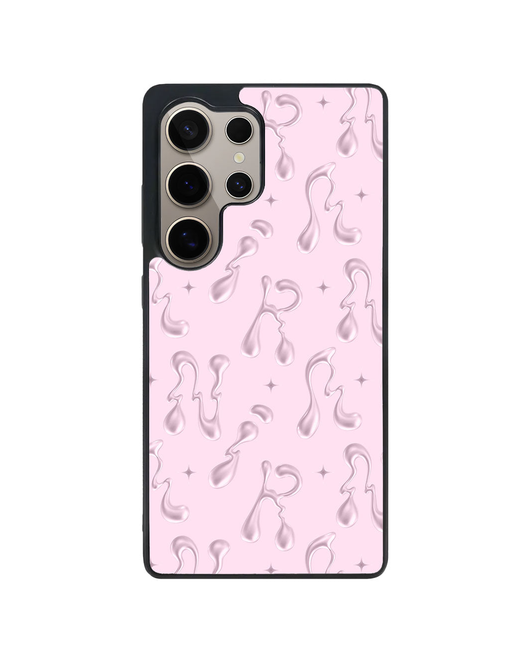Android Avant-Gloss Grip Case - Pink Chrome Monogram 2.0