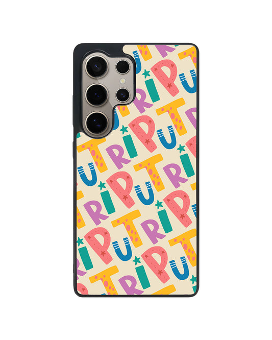 Android Avant-Gloss Grip Case - Playful Monogram 4.0