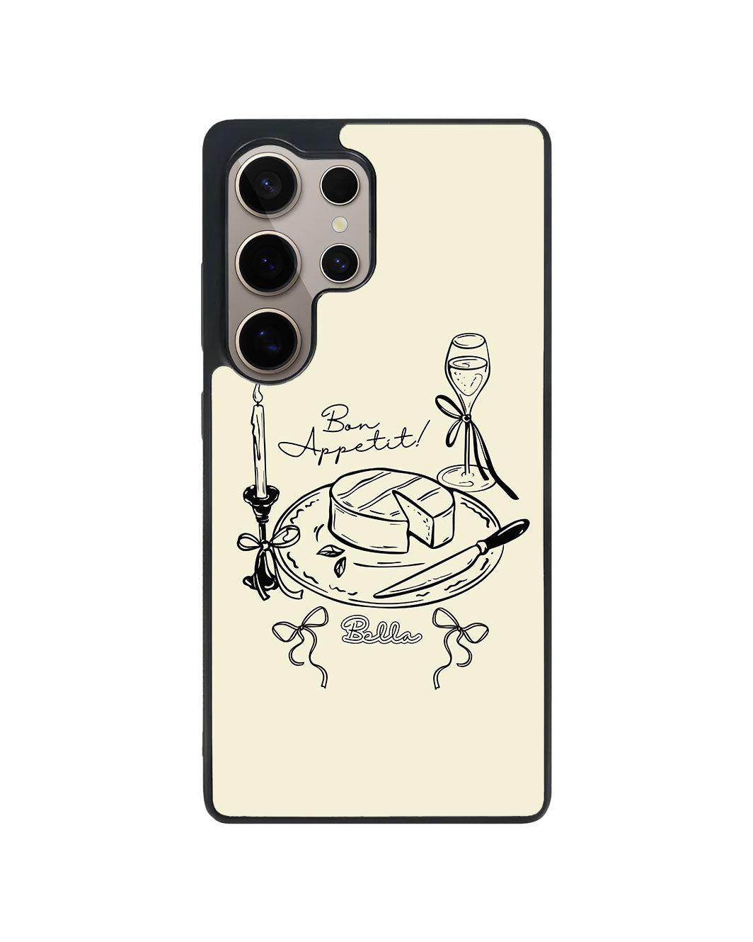 Android Avant-Gloss Grip Case - Bon Appetit