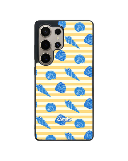 Android Avant-Gloss Grip Case - Blue Sea Shells