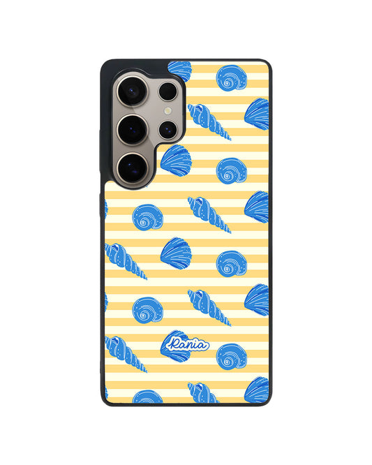 Android Avant-Gloss Grip Case - Blue Sea Shells