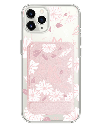 iPhone Magnetic Multifold Wallet - Butterfly & Daisy