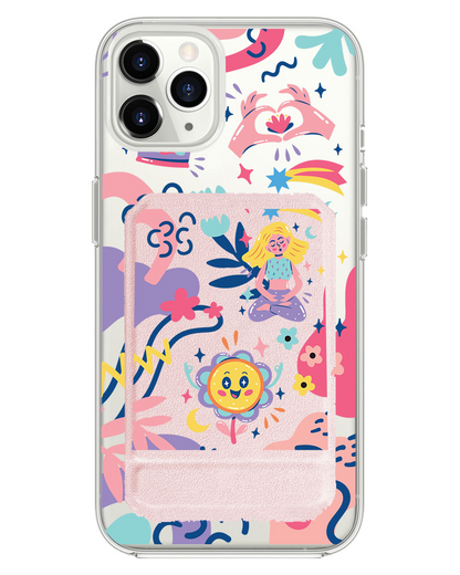 iPhone Magnetic Multifold Wallet - Heather