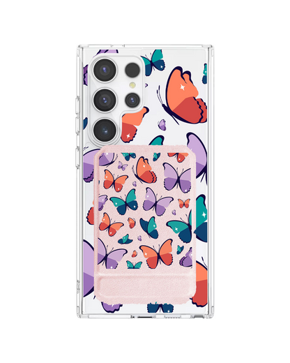 Android Magnetic Multifold Wallet - Butterfly