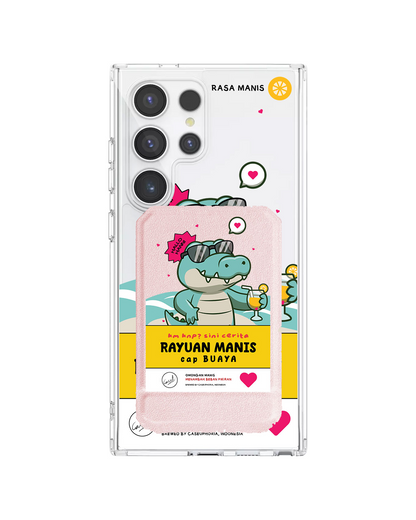 Android Magnetic Multifold Wallet - Cap Buaya