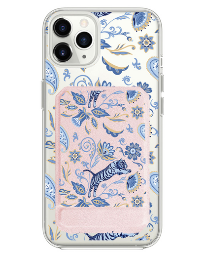 iPhone Magnetic Multifold Wallet - Tiger & Florals 1.0