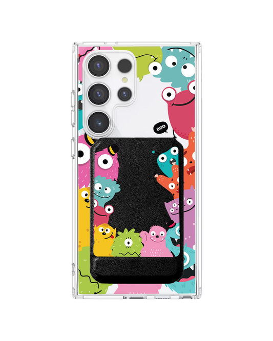 Android Magnetic Multifold Wallet - Little Monster