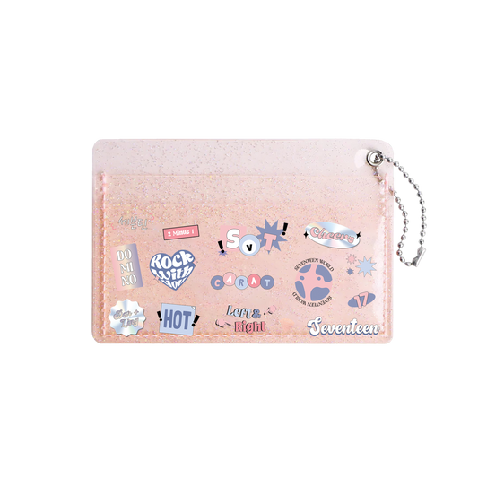 Glitter PVC Card Holder - Seventeen World
