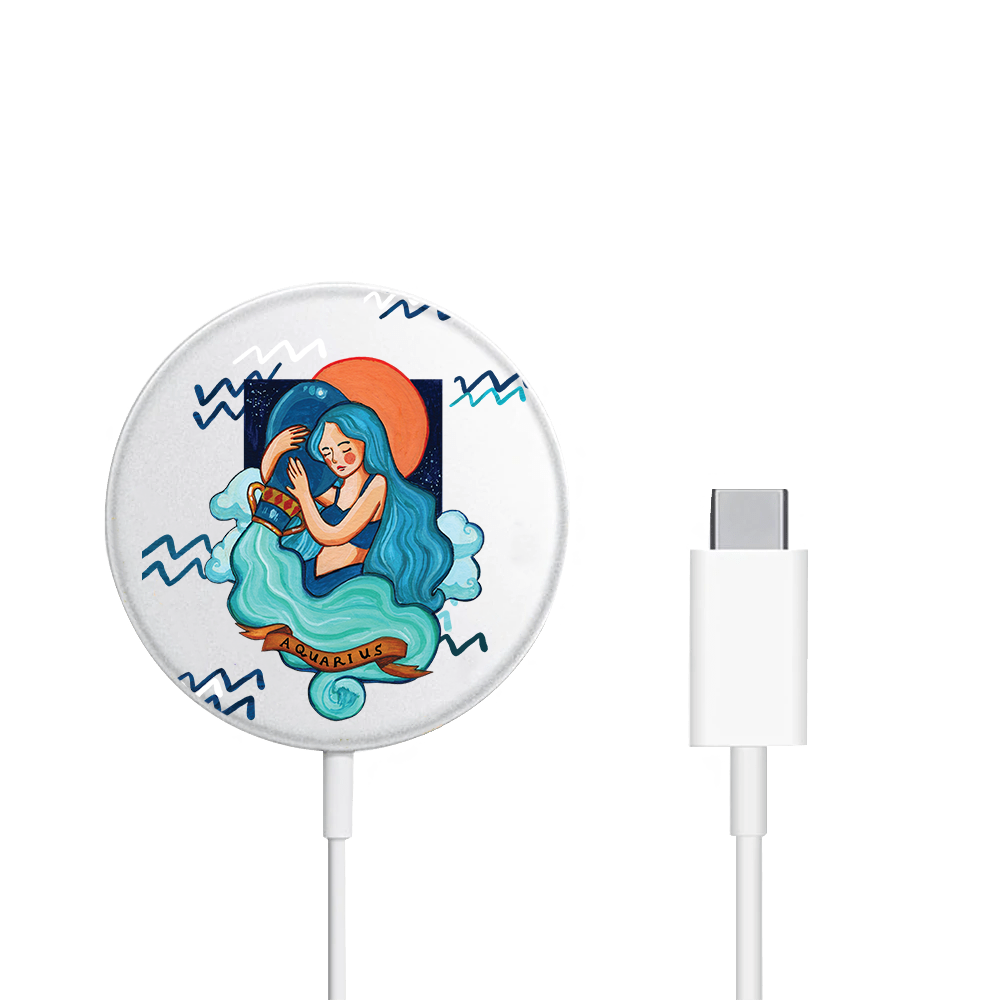 Magnetic Wireless Charger - Aquarius