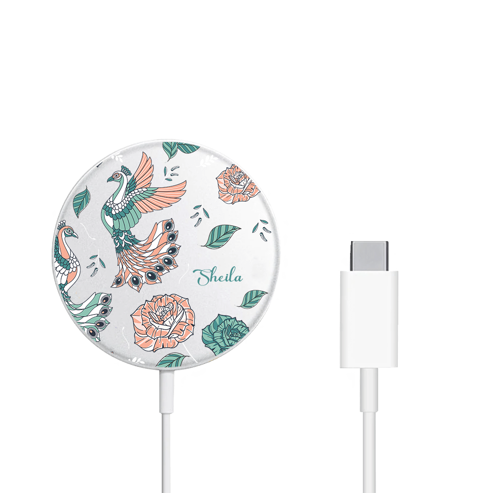 Magnetic Wireless Charger - Bird of Paradise 3.0