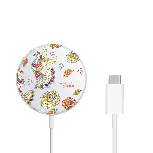 Magnetic Wireless Charger - Bird of Paradise 5.0
