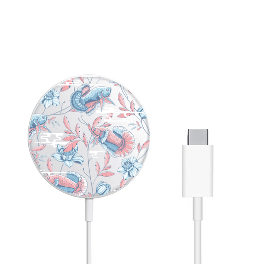 Magnetic Wireless Charger - Fish & Floral 3.0