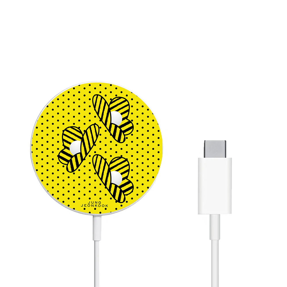 Magnetic Wireless Charger - Honey