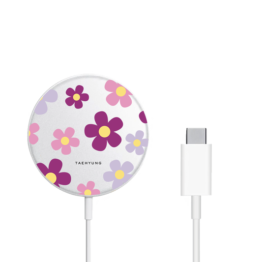Magnetic Wireless Charger - Daisy Paradise