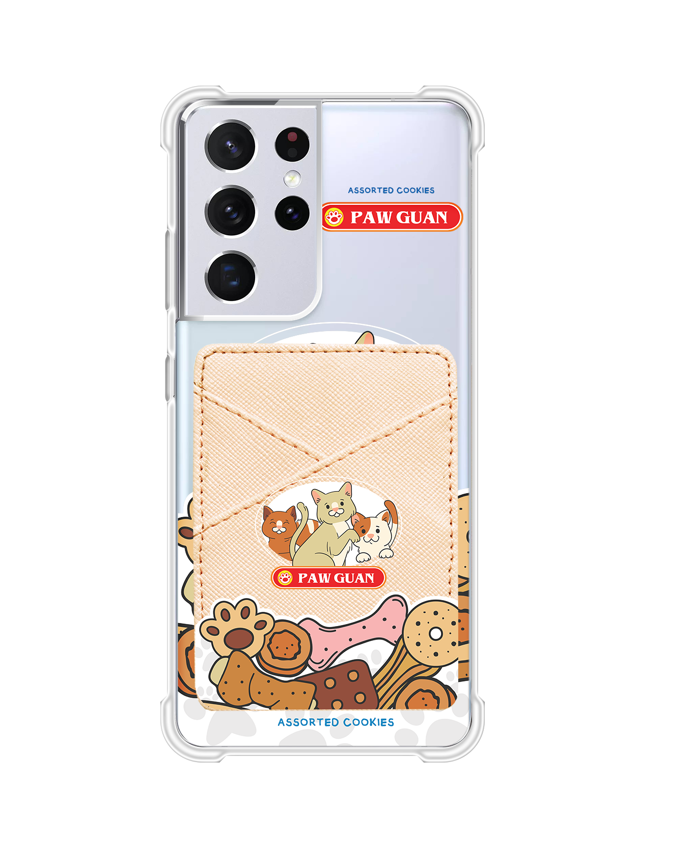 Android Phone Wallet Case - Pawguan Cat