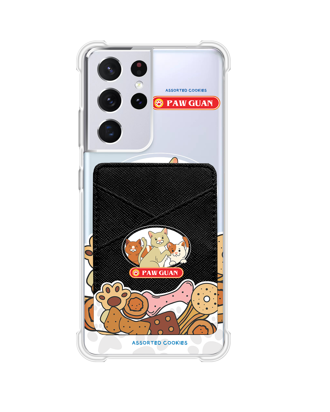 Android Phone Wallet Case - Pawguan Cat