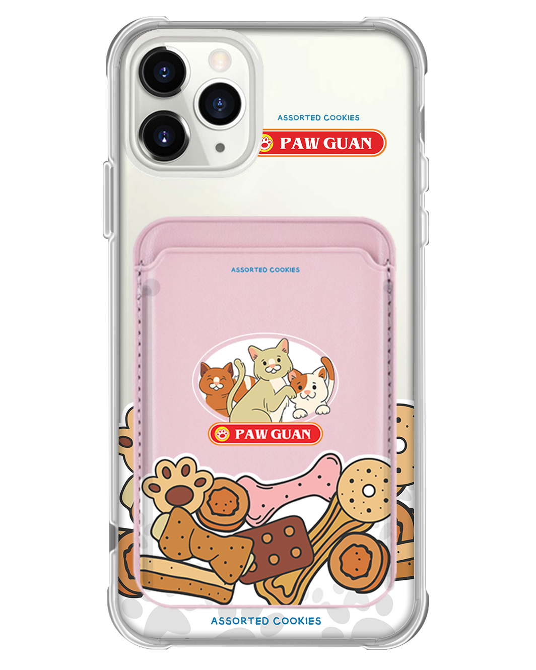 iPhone Magnetic Wallet Case - Pawguan Cat