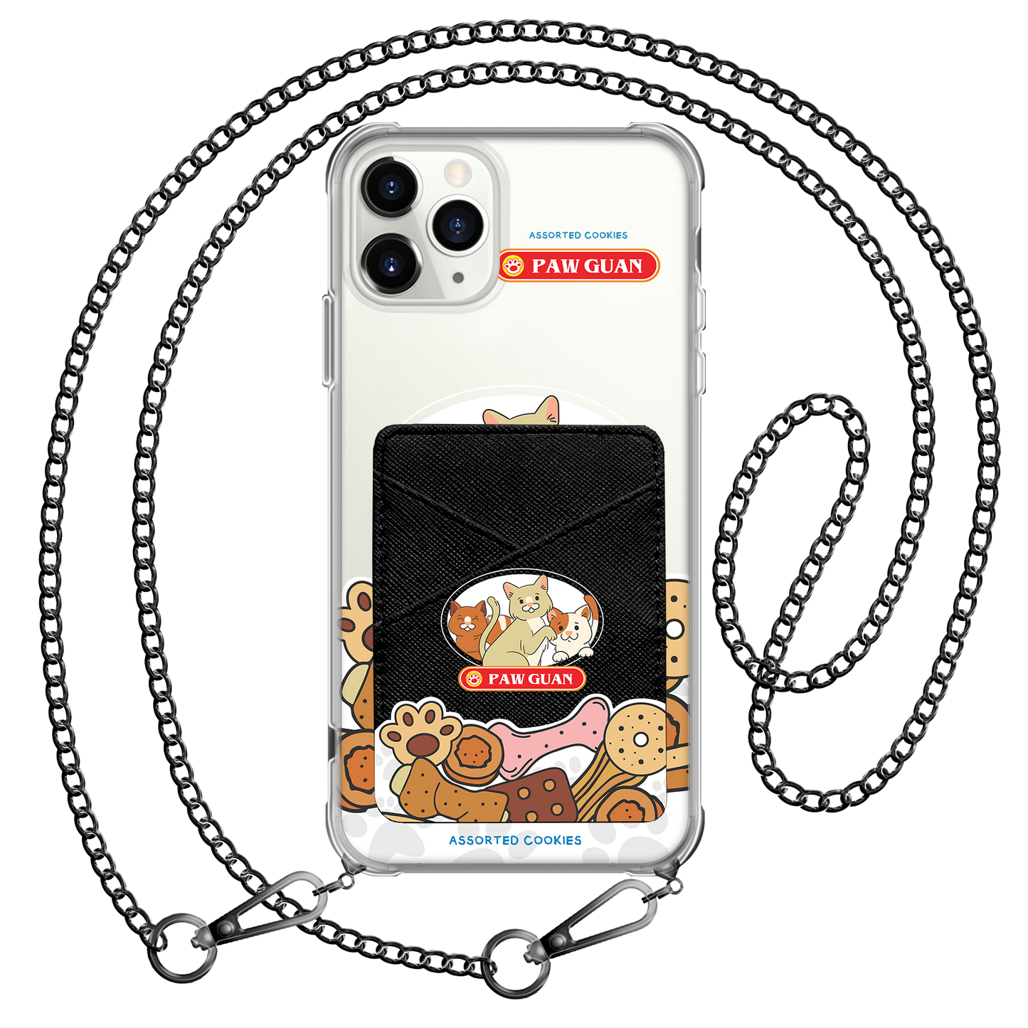 iPhone Phone Wallet Case - Pawguan Cat