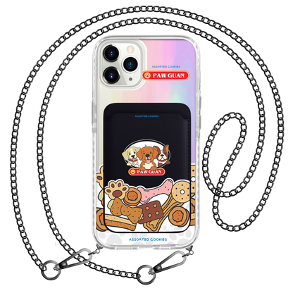iPhone Magnetic Wallet Holo Case - Pawguan Dog