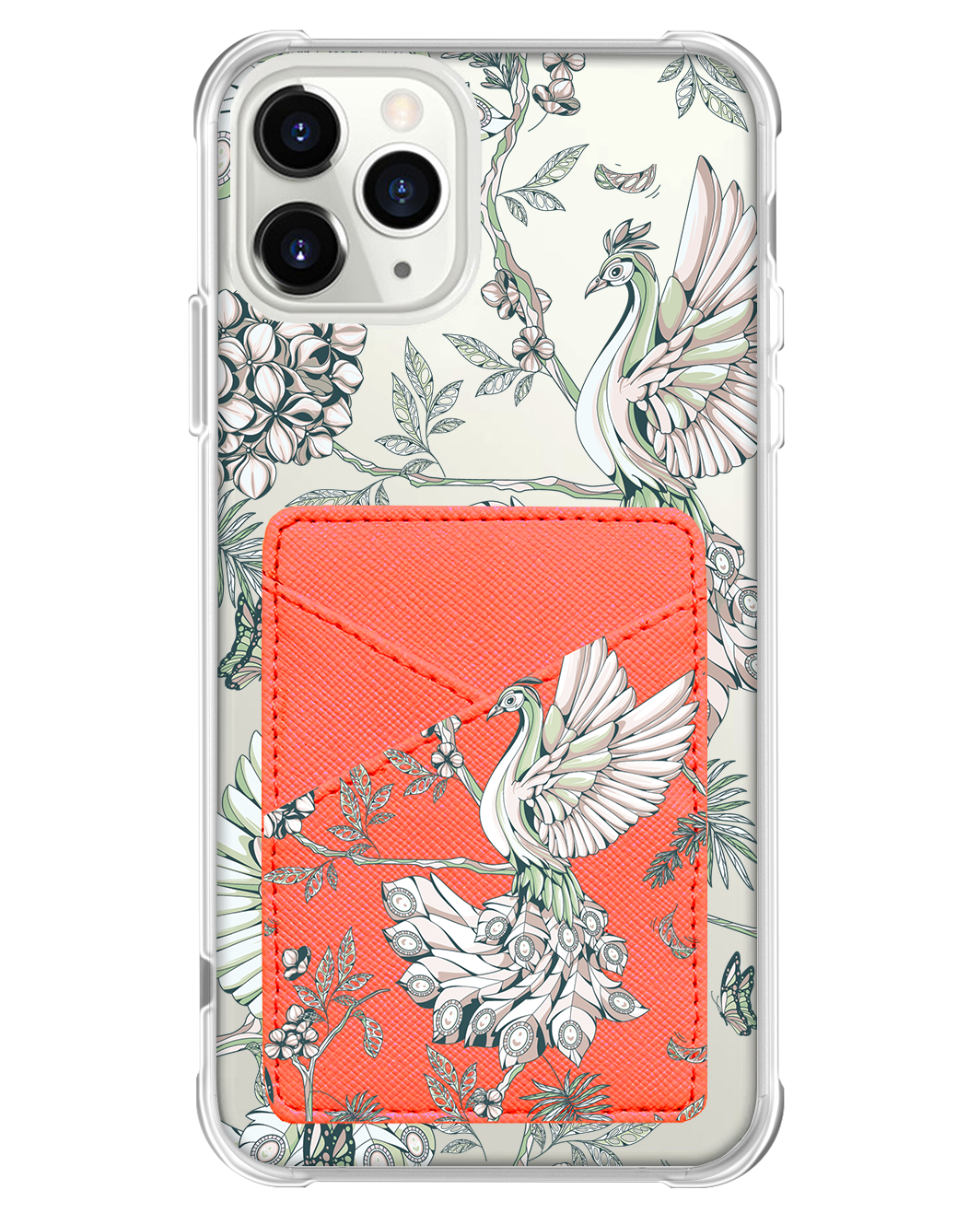 iPhone Phone Wallet Case - Peacock 4.0