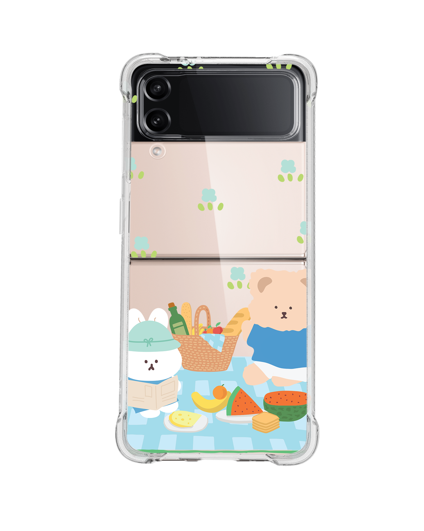 Android Flip / Fold Case - Picnic Bear 1.0