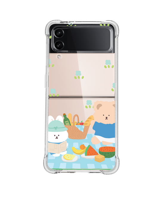 Android Flip / Fold Case - Picnic Bear 1.0