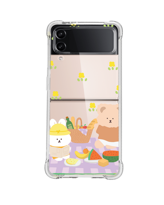 Android Flip / Fold Case - Picnic Bear 2.0