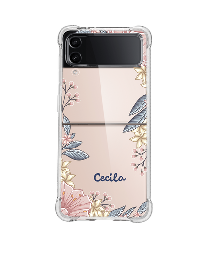 Android Flip / Fold Rearguard Hybrid - Pink Florals