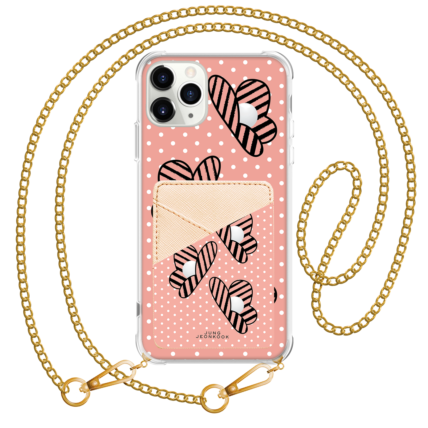 iPhone Phone Wallet Case - Pink Honey