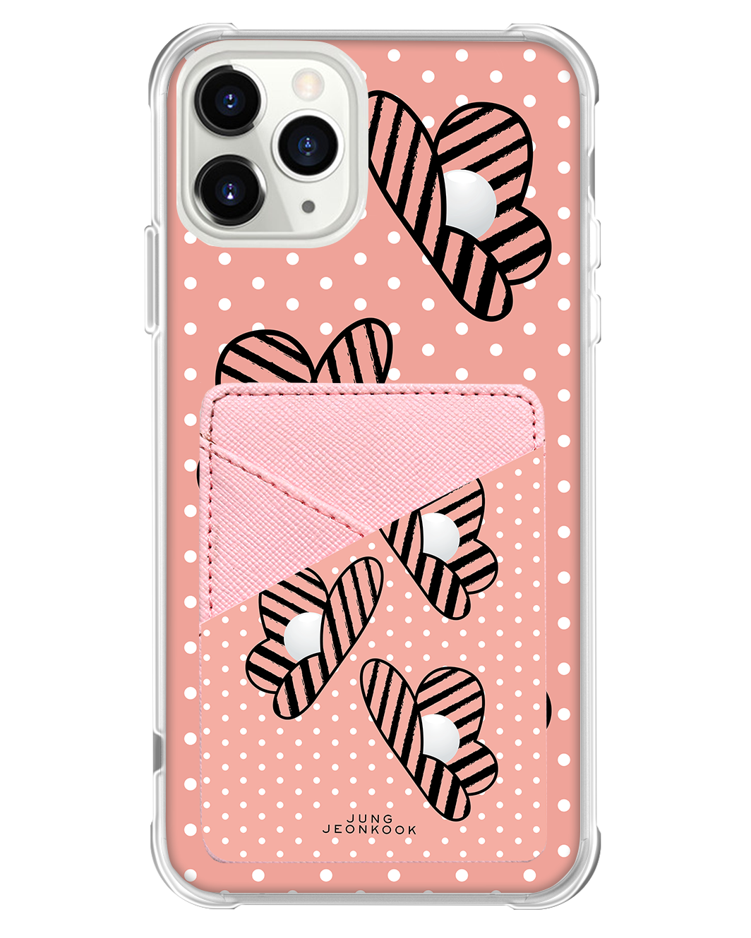 iPhone Phone Wallet Case - Pink Honey