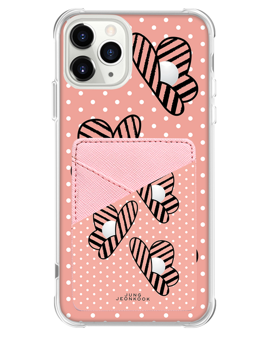 iPhone Phone Wallet Case - Pink Honey