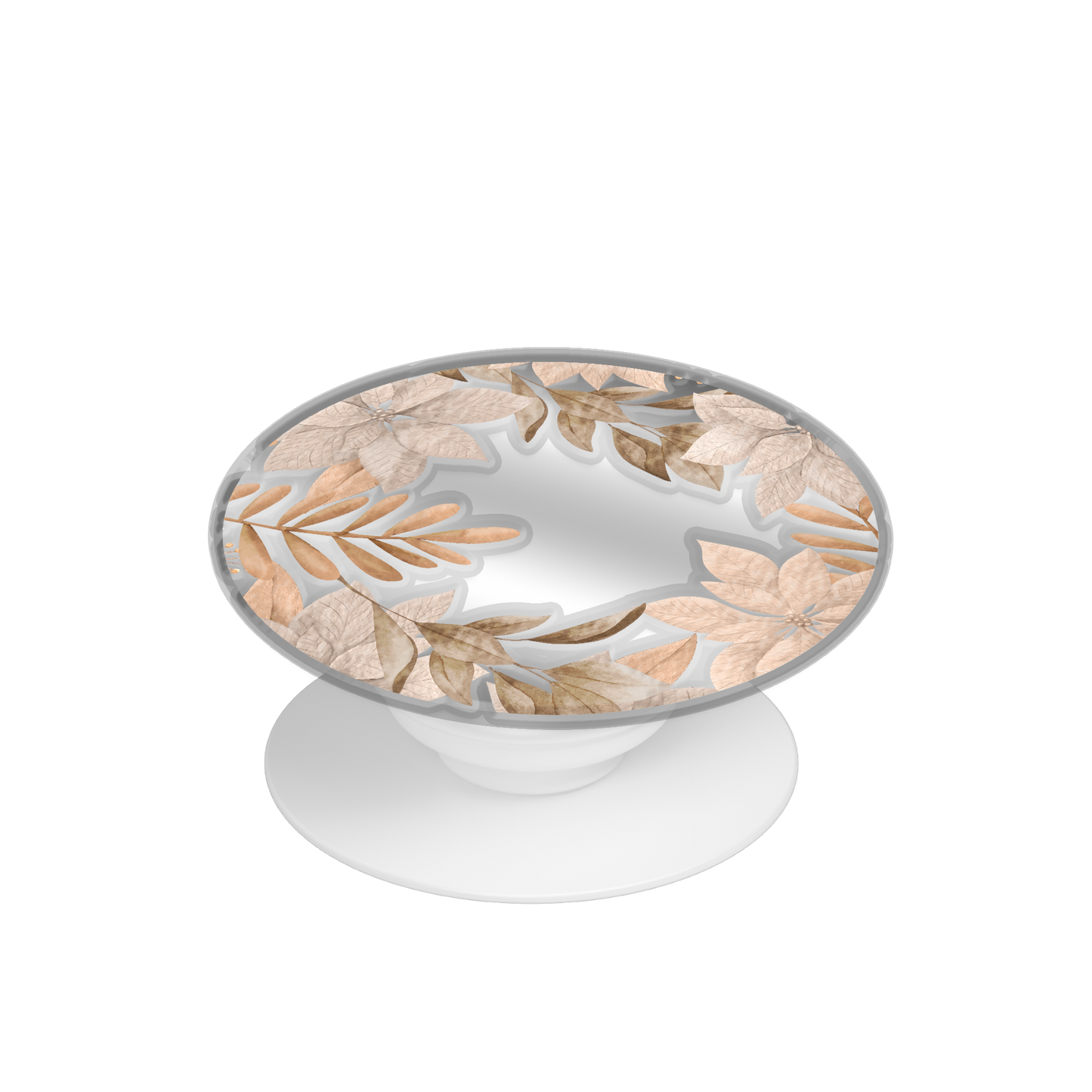 Pop Up Grip Mirror - Pink Lily