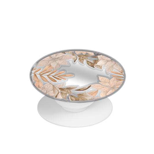 Pop Up Grip Mirror - Pink Lily