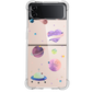 Android Flip / Fold Case - Pink Planet