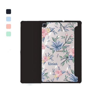 Android Tab Flipcover - Pink & Blue Florals