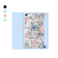 Android Tab Acrylic Flipcover - Pink & Blue Florals