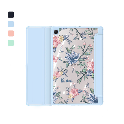 Android Tab Flipcover - Pink & Blue Florals