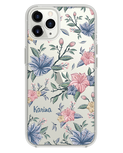 iPhone Rearguard Hybrid - Pink & Blue Florals