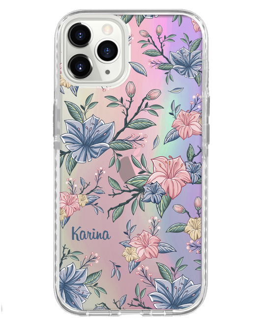 iPhone Rearguard Holo - Pink & Blue Florals