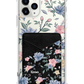 iPhone Phone Wallet Case - Pink & Blue Florals