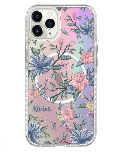iPhone Rearguard Holo - Pink & Blue Florals