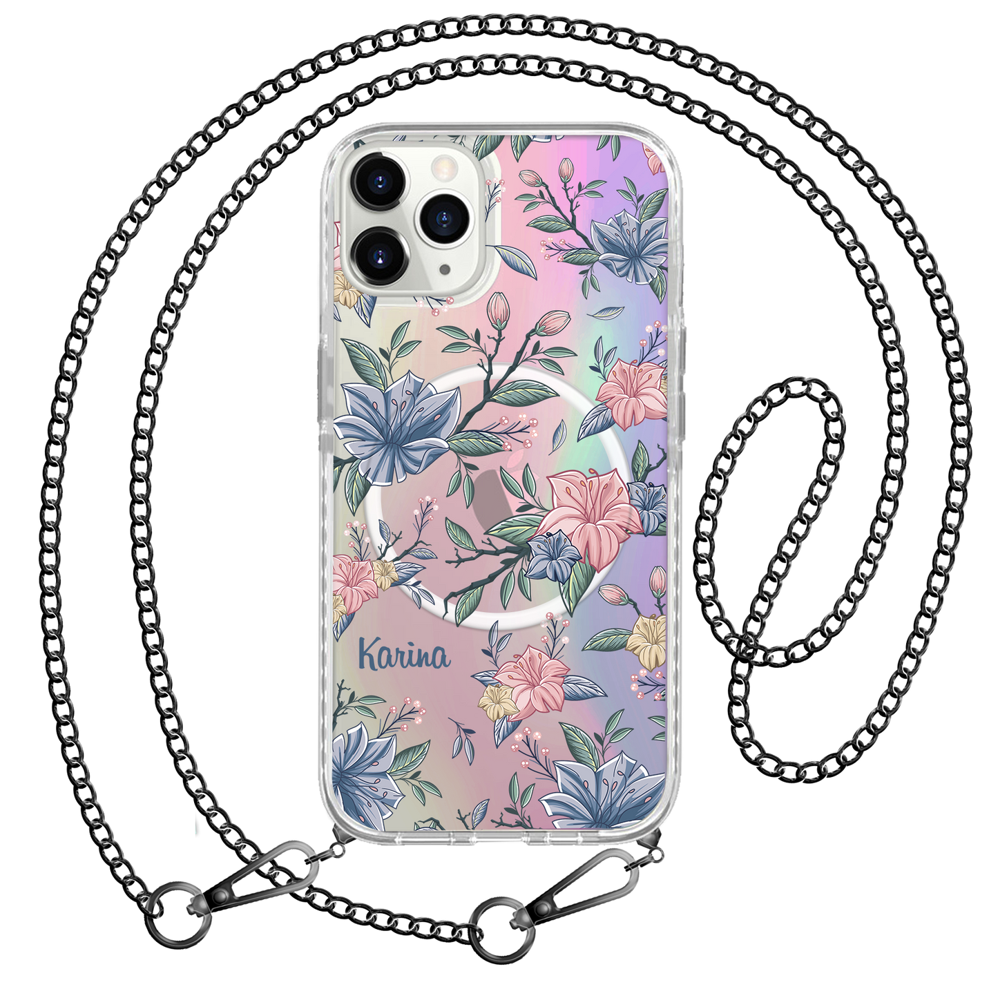 iPhone Rearguard Holo - Pink & Blue Florals